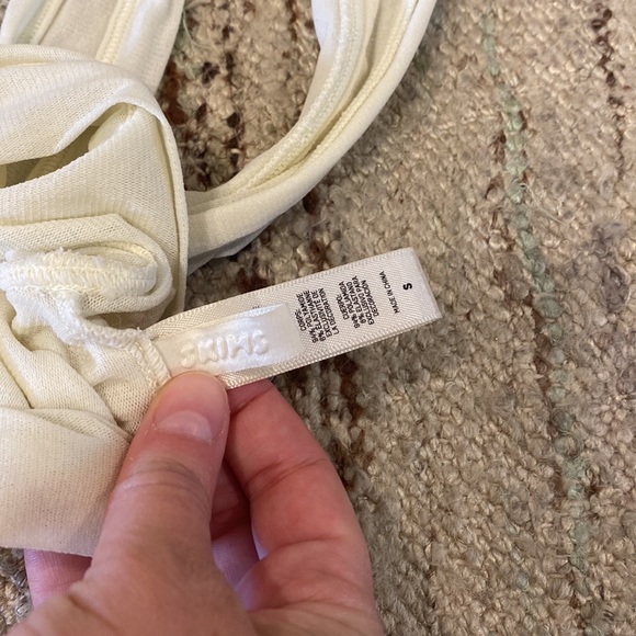 SKIMS summer mesh scoop bra bone s - Picture 6 of 10